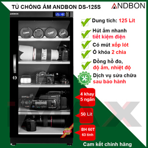 Tủ chống ẩm Andbon DS-125S, 125 lít
