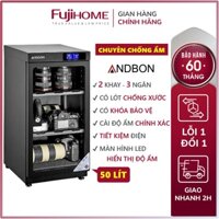 Tủ chống ẩm máy ảnh 50 lít Andbon AD-50C [BH hãng 60 tháng], Tủ hút ẩm máy ảnh 50l ba ngăn điện tử