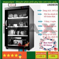 Tủ chống ẩm máy ảnh Andbon DS-105S(105 lít)+ QUÀ TẶNG