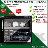 Tủ Chống Ẩm Máy Ảnh, Máy Quay 80 Lít Ngang Andbon AD-80HS