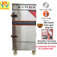 Tủ Cơm 6 Khay Điện Tồn Tốt Rẻ Tự Động Nấu 20 Kg Gạo VinSun