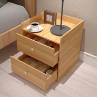 Tủ đầu giường 2 ngăn, tỏ gỗ MDF giá rẻ bền đẹp, Kệ lắp ráp rất dễ dàng và sử dụng ngay