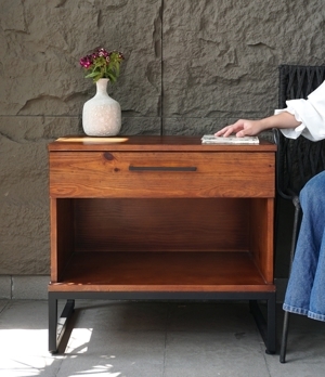 Tủ đầu giường Classic 1 ngăn gỗ sồi