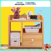 Tủ Đầu Giường Có 1 Ngăn Kéo Đa Năng Tiện Dụng, Kệ Đầu Giường Gỗ Để Đồ Skincare Trang Trí Phòng Ngủ Nhỏ Xinh (APS)