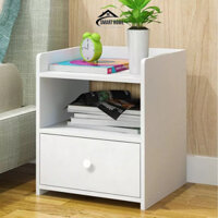 Tủ đầu giường có ngăn kéo gỗ MDF phủ melamin chống xước,kệ đầu giường,bàn đầu giường 184