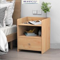 Tủ đầu giường có ngăn kéo gỗ MDF phủ melamin chống xước thương hiệu Heaven - HV184