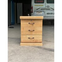 TỦ ĐẦU GIƯỜNG GỖ CAO SU ẢNH THẬT 100% BAO KIỂM HÀNG