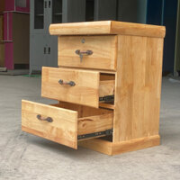 TỦ ĐẦU GIƯỜNG GỖ CAO SU ẢNH THẬT 100% BAO KIỂM HÀNG (có giao sau giờ hành chính)