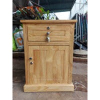 Tủ đầu giường gỗ cao su cao cấp 100 % gỗ