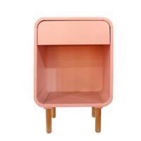 Tủ đầu giường - Gỗ cao su màu hồng | Nội thất TACASA