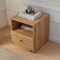 Tủ đầu giường gỗ công nghiệp 1 ngăn kéo và 1 hộc mở tiện lợi - GP343
