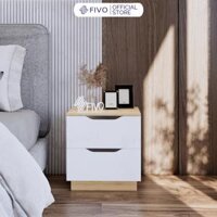 Tủ Đầu Giường Mini Hộc Tủ Có Ray Kéo Cao Cấp Thiết Kế Hiện Đại FIVO FT18 Phù Hợp Với Mọi Không Gian Phòng Ngủ - 403345cm 2 hộc tủ - vân gỗ