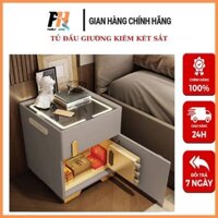 Tủ đầu giường, Tab đầu giường, tủ đầu giường thông minh tích hợp két sắt mini, sạc điện thoại, tủ đầu giường mini M117