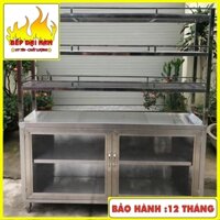 Tủ để bát đĩa inox 3 tầng, giá để bát đĩa 3 tầng inox