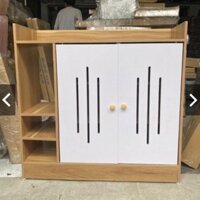 Tủ để giày 3 ngăn 2 cánh sẻ - Tủ để giày đa năng gọn gàng hiện đại