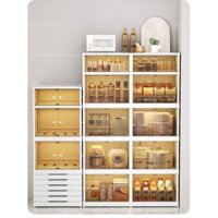 Tủ đê giày dép,tủ đựng gia vị đặt trên sàn, Tủ đựng đồ có bánh xe đa chức năng 9104-1-4G