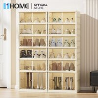 Tủ Để Giày IHOME Gấp Gọn SHOE BOX Chất Liệu Nhựa ABS Cao Cấp Tiện Lợi Tháo Lắp Dễ Dàng