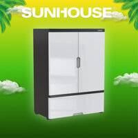 Tủ để giày nhựa 2 cánh 1 ngăn SUNHOUSE KS-CA950S1