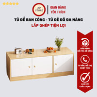 🚛🆓Tủ Để Ngoài Ban Công, Tủ Để Đồ Đa Năng, Kệ Gỗ Tivi Thông Minh - Lắp ghép