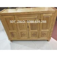 Tủ dép gỗ sồi nga ngang 1m2 cao 90