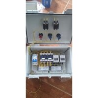 tủ điện 2 máy bơm 2 bồn dùng cho hệ thống lọc nước sinh hoạt