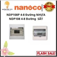 Tủ Điên Âm Tường 4-8 đường của nanoco ( NDP108P nhựa - NDP108 Kim Loại)