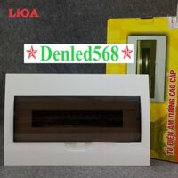 Tủ điện âm tường LIOA hộp điện kỹ thuật hộp điện, vỏ hộp aptomat chứa cầu dao đôi