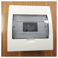 Tủ điện âm tường mặt cong SINO 4/8 chứa 4 - 8 Aptomat