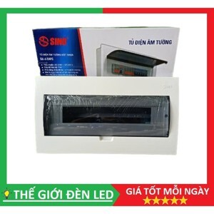 Tủ điện âm tường mặt nhựa E4FC 14/18L