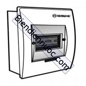 Tủ điện âm tường mặt nhựa E4FC 3/6LA