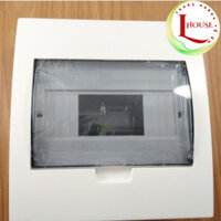 Tủ Điện Âm Tường Sino Mặt Nhựa 8/12, 14/18 Át E4FC Series chính hãng - L-House Shop