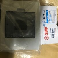 Tủ điện âm tường Sino mặt nhựa chống cháy chứa 3-6 module( E4FC3/6LA)