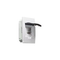 Tủ điện âm tường Sino mặt nhựa chống cháy chứa 2-4 module, 2-4 át đơn (E4FC 2/4)