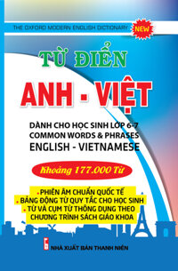 Từ Điển Anh Việt Dành Cho Học Sinh Lớp 6-7 Khoảng 177.000 Từ CM