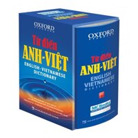 Từ Điển Anh - Việt  Oxford - bìa xanh tặng kèm bút tạo hình ngộ nghĩnh