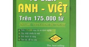 Từ Điển Anh Việt Trên 175.000 Từ (Bìa Cứng)