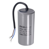 Tụ điện chạy động cơ XH CBB60 AC 450V 30 35 40 45 50 60 70 80uF 50 / 60Hz Xi lanh có thiết bị đầu cuối cho động cơ máy bơm nước máy nén khí