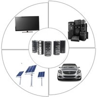 Tụ điện điện điện phân nhôm R * 63V 10000UF Tụ điện phân cho bộ lọc Am