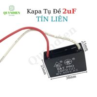 Tụ điện kapa tụ đề tụ ngậm tụ quạt 2uf 400V.AC TÍN LIÊN