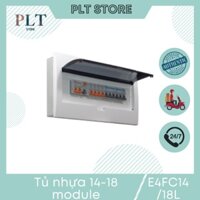 Tủ Điện Mặt Nhựa Bóng , Đế Sắt E4FC Chứa 14-18 Đường Sino E4FC14/18S