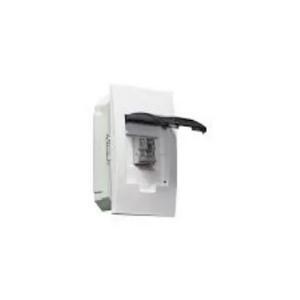 Tủ điện mặt nhựa, đế sắt chứa 2-4 module - E4FC 2/4L