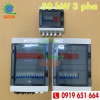 Tủ điện năng lượng mặt trời 50 kW 3 pha - tủ điện solar, tủ điện mặt trời 50kw 3 pha, tủ điện đấu nối sẵn