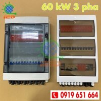 Tủ điện năng lượng mặt trời 60 kW 3 pha - tủ điện solar, tủ điện mặt trời 60kw 3 pha, tủ điện đấu nối sẵn