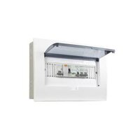 TỦ ĐIỆN NHỰA ÂM TƯỜNG 12 MODULE SINO E4FC 8/12SA ĐẾ NHỰA NẮP CHE TRẮNG