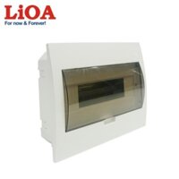 Tủ điện nhựa chứa 8 - 12 aptomat Lioa - đế nhựa