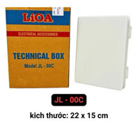 Tủ điện nhựa ngoài trời LiOA nhựa chống cháy lan, gioăng cao su kháng nước JL 00B (loại nhỏ) JL 00C ( loại to)