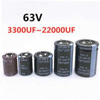 Tụ điện phân 2 cái 63V 3300UF 4700UF 6800UF 10000UF 12000UF 15000UF 22000UF Bộ khuếch đạ