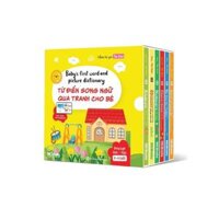 Từ điển song ngữ qua tranh cho bé - Babys first words and picture dictionary - 6 cuốn - Bản Quyền
