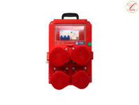 Tủ điện tạm thi công 3 pha, tủ điện công nghiệp 32A 5 chấu