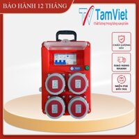 Tủ điện thi công mini 3 pha 4 chấu 5 chấu, hộp nguồn ổ cắm điện công nghiệp IP67